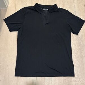 Arc'teryx Men's Black Polo Shirt